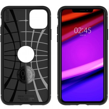 Originalus Spigen rugged armor dėklas - juodas (IPHONE 11 PRO MAX)